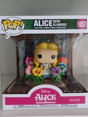 Disney Alice With Flowers 1057 From Alice In Wonderland Vinyl Deluxe Funko Pop